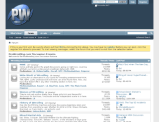 forum.prowrestling.com screenshot