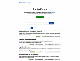 forum.rapiro.com screenshot