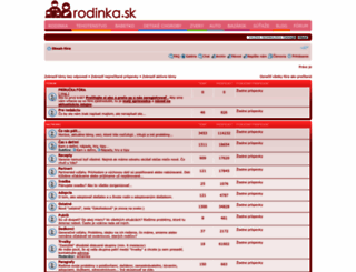 forum.rodinka.sk screenshot