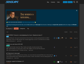 forum.senscape.net screenshot