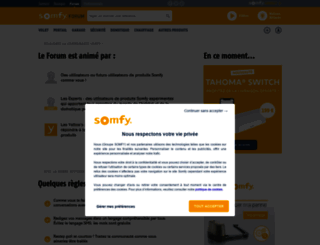 forum.somfy.fr screenshot