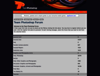 forum.teamphotoshop.com screenshot