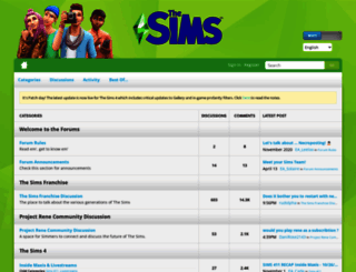 forum.thesims3.com screenshot