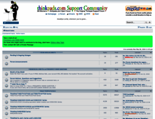 forum.thinkpads.com screenshot