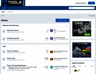 forum.toolsinaction.com screenshot