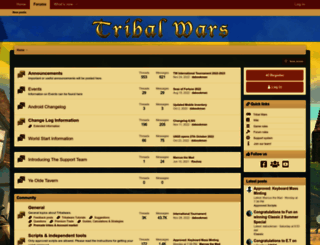 forum.tribalwars.co.uk screenshot