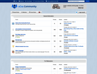 forum.ucoz.com screenshot