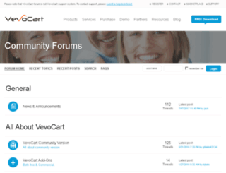forum.vevocart.com screenshot