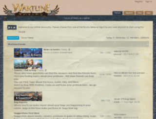 forum.wartune.com screenshot