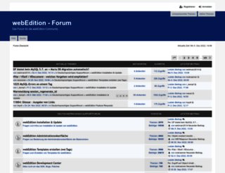 forum.webedition.org screenshot
