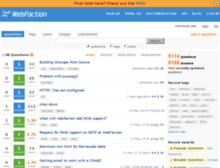forum.webfaction.com screenshot