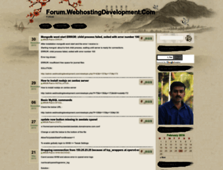 forum.webhostingdevelopment.com screenshot