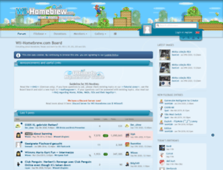 forum.wii-homebrew.com screenshot