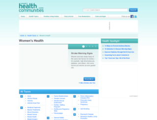forum.womenshealthchannel.com screenshot