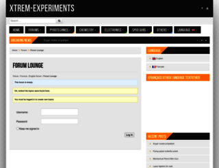 forum.xtrem-experiences.com screenshot