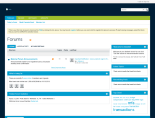 forum.yodlee.com screenshot