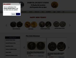 forumancientcoins.com screenshot