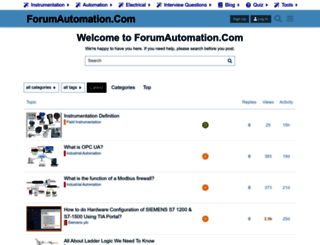 forumautomation.com screenshot