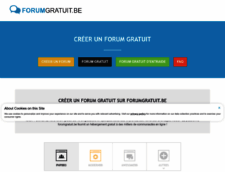 forumgratuit.be screenshot