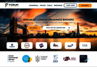 foruminsurance.com screenshot