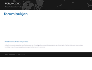 forumipukjan.forumo.org screenshot