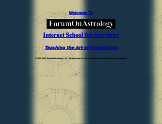 forumonastrology.com screenshot