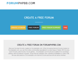 forumphpbb.com screenshot