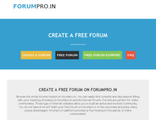 forumpro.in screenshot