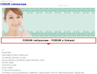 forumreklamowe.org screenshot