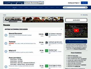 forums.aaca.org screenshot