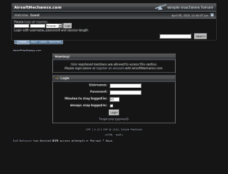 forums.airsoftmechanics.com screenshot
