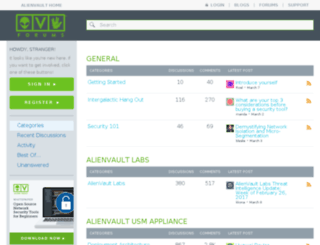 forums.alienvault.com screenshot