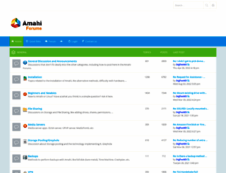 forums.amahi.org screenshot
