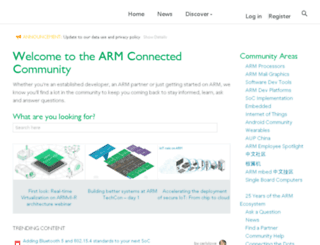 forums.arm.com screenshot