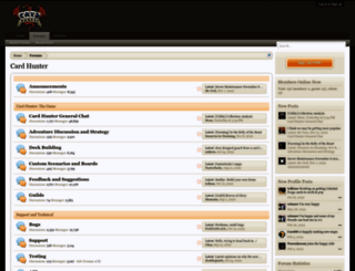 forums.cardhunter.com screenshot