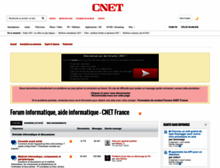 forums.cnetfrance.fr screenshot