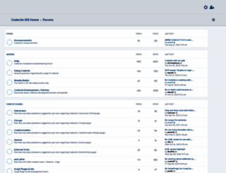 forums.codelite.org screenshot