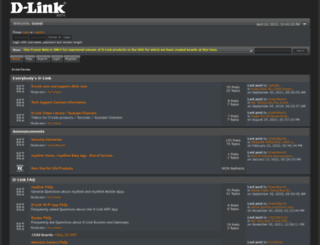 forums.dlink.com screenshot