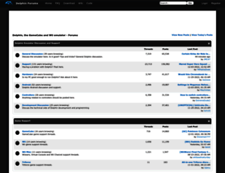 forums.dolphin-emu.org screenshot