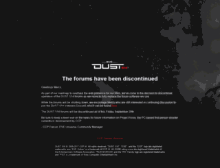forums.dust514.com screenshot