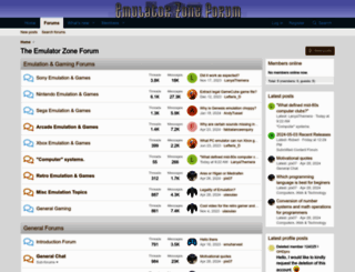 forums.emulator-zone.com screenshot