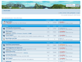 forums.ffxiclopedia.org screenshot