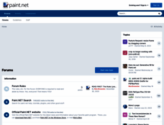 forums.getpaint.net screenshot