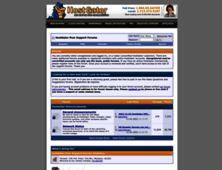 forums.hostgator.com screenshot