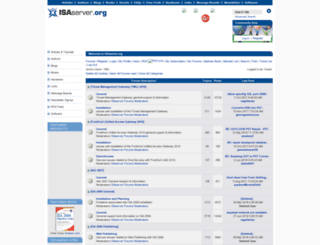 forums.isaserver.org screenshot