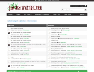 forums.jackssmallengines.com screenshot