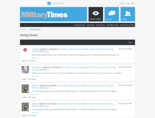 forums.militarytimes.com screenshot