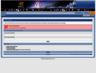 forums.mvgroup.org screenshot