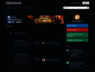 forums.obsidian.net screenshot