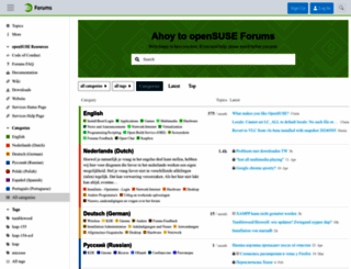 forums.opensuse.org screenshot